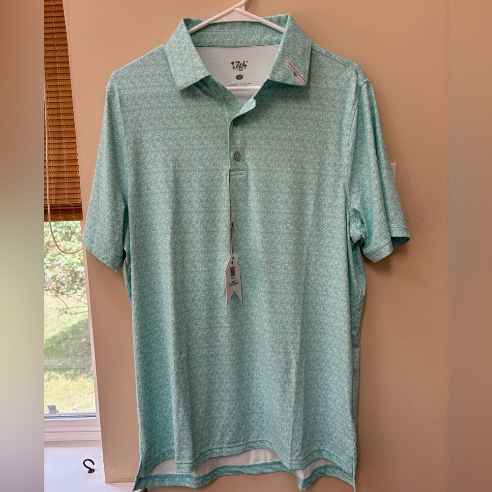 NWT!! 1764 Signature Mint Green Polo Shirt